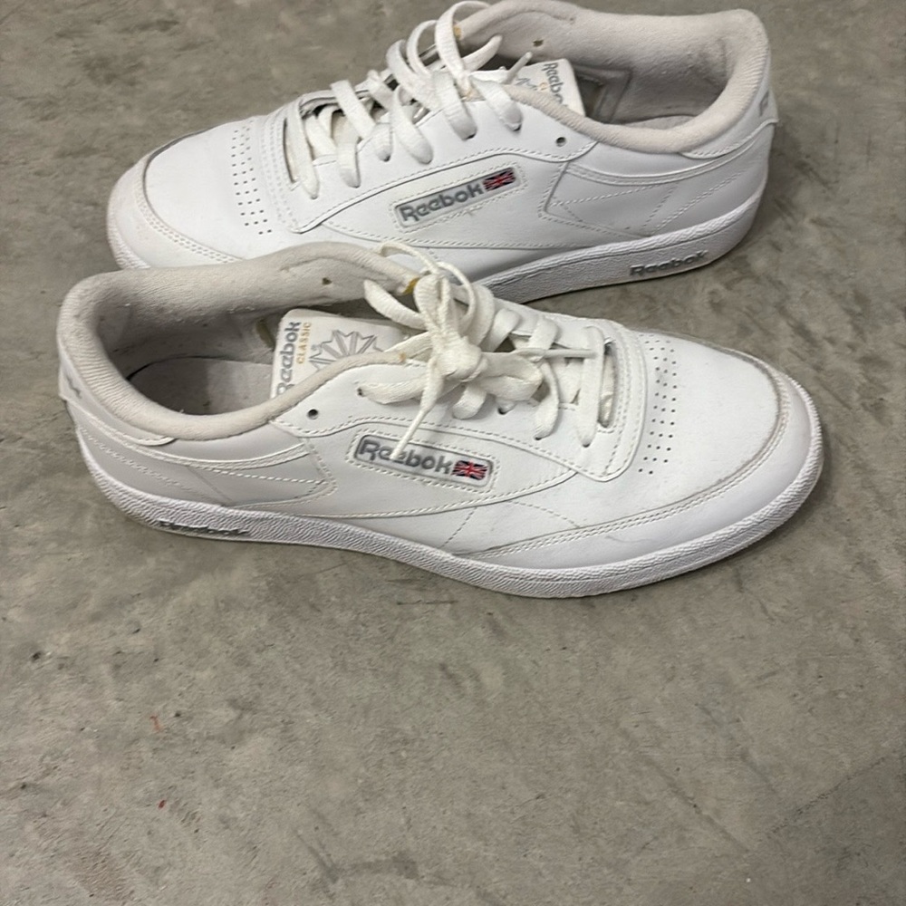 Reebok Classic White Leather Sneakers